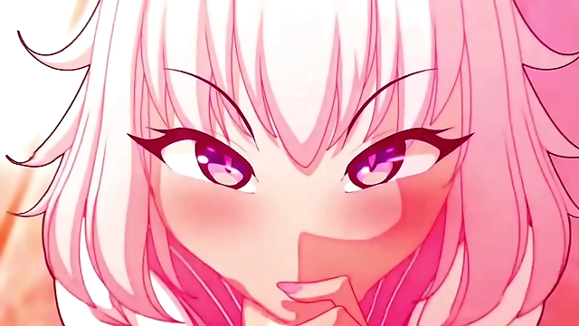 Blonde Pigtail Japanese Girl Gets Bukkake Indoors Heavily