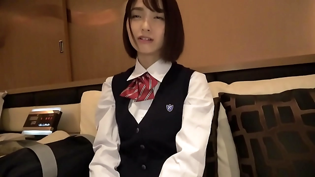 Sizzling Beauty - Sexy Asian Solo Girl Feasts Outdoors Seductively