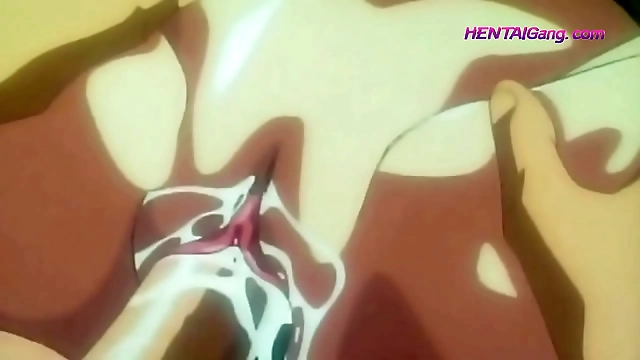 Cute Japanese Chick in Stockings Rides Vibrator to Bliss